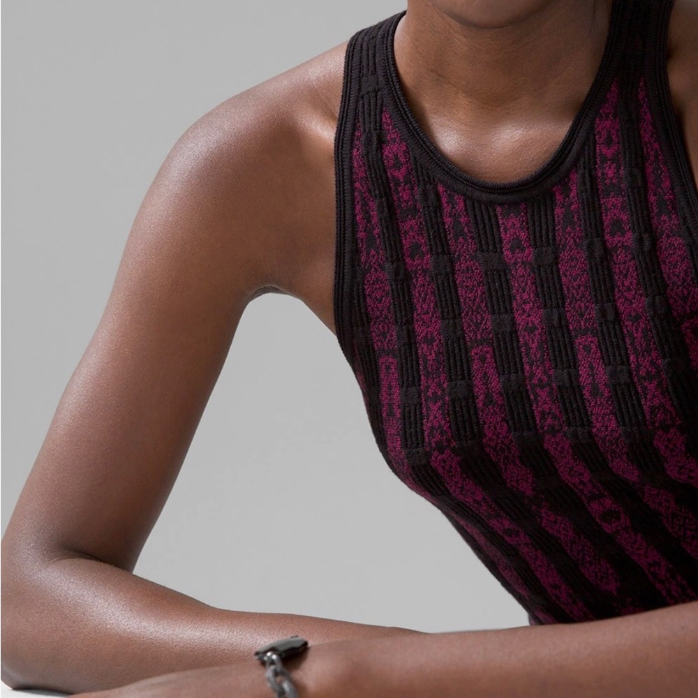 ⭐️NEW⭐️White House Black Market (WHBM) Sleeveless Python-Print Sweater Dress - Picture 5 of 13